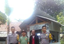 Guna Rasa Aman Pengunjung Anggota Polsek Rajagaluh Kunjungi Objek Wisata Curug Tonjong