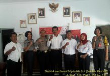 Ciptakan Kerjasama, Kapolsek Bantarujeg Kunjungi PPS Desa Salawangi