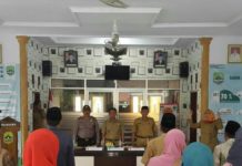 Kapolsek Hadiri Giat Pelantikan Kaur Aset Desa Majasuka Kecamatan Palasah