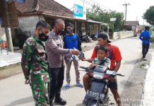 Tekan Penyebaran Covid 19 Polsek Kasokandel Terus Lakukan Ops Yustisi