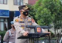 AKBP Syamsul Huda Pimpin Apel Pagi Pertama Dalam Memimpin Polres Majalengka